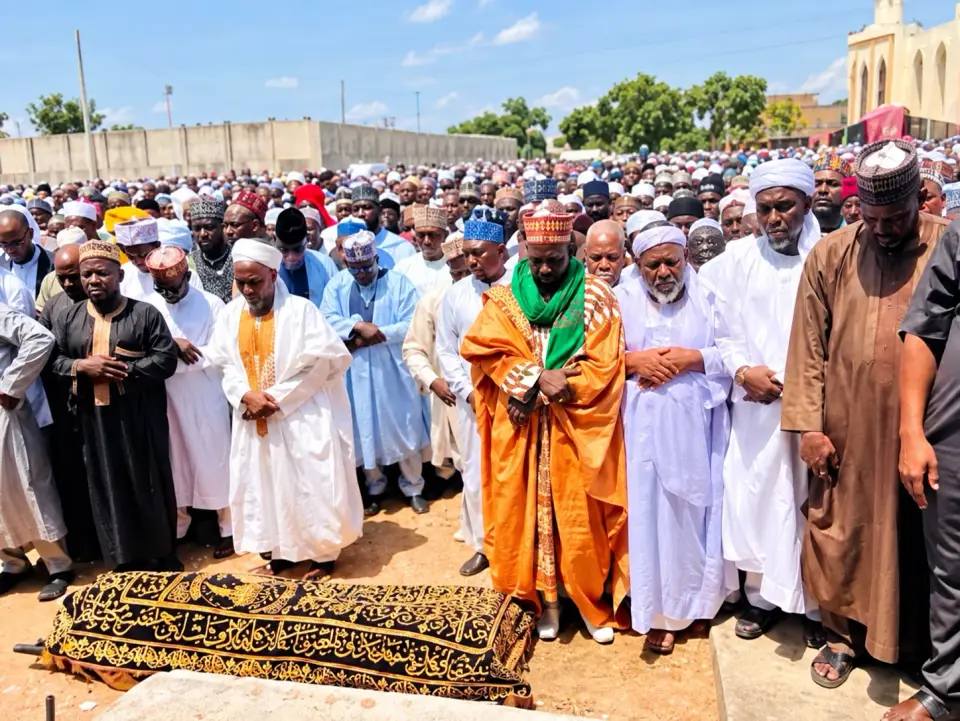 Yola Hosts Thousands as Elder Statesman Bamanga Tukur Is Buried