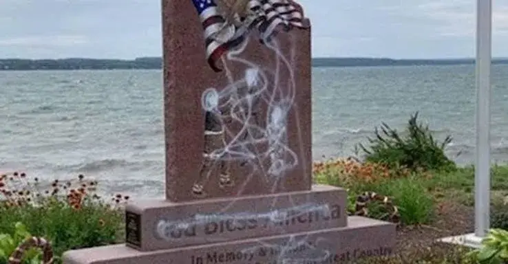 9/11 Memorial Vandalized in NYC as Suspect Is Arrested