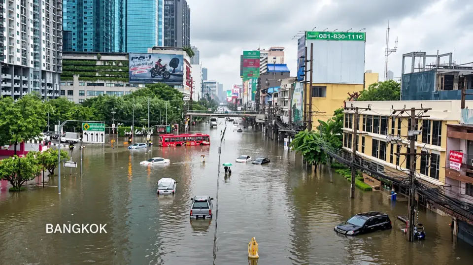Bangkok Declared Disaster Zone as Heavy Rains Cause Severe Flooding