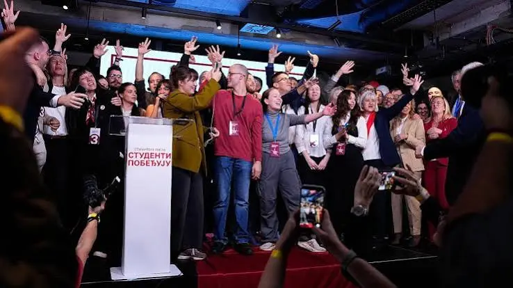 Student List Wins Parliamentary Majority in Historic Serbia Vote