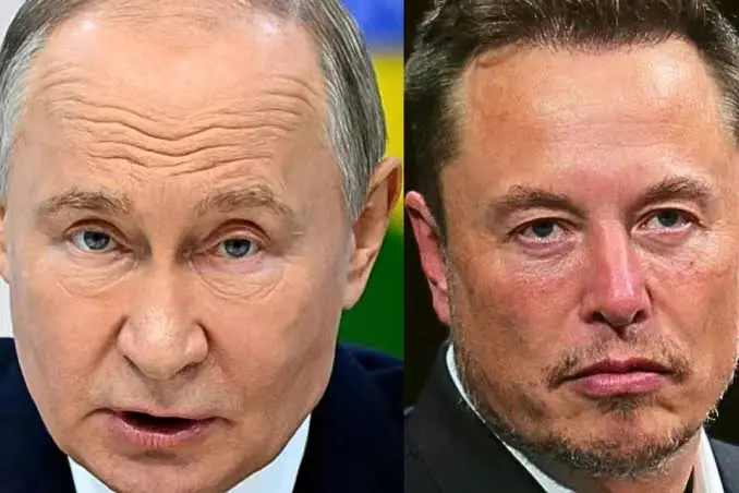 Putin Calls Elon Musk a Genius Over Satellite Network