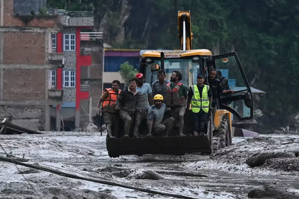 Glacier Collapse Triggers Deadly Nepal Flood as Rescue Teams Search for Nearly 1,500 Missing