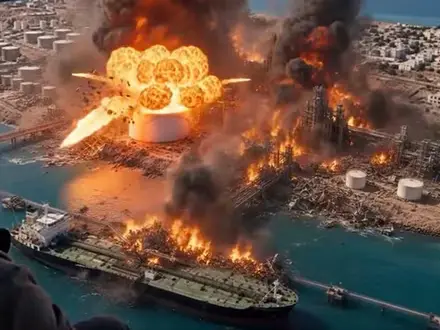 Blown to Smithereens’: Trump Posts AI Video of Iran’s Vital Kharg Oil Hub
