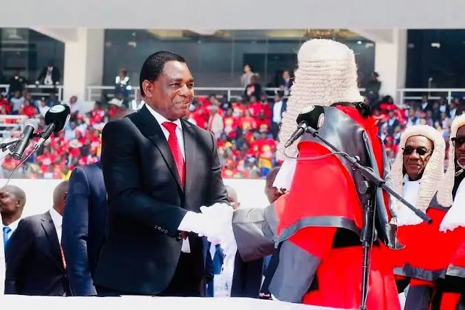 Zambia’s Hichilema Sworn In for Second Term Amid Calls to Heal Divisions