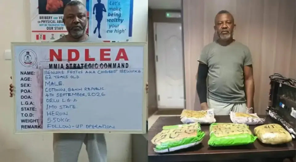 INTERPOL, NDLEA Nab Wanted Heroin Kingpin in Benin Republic