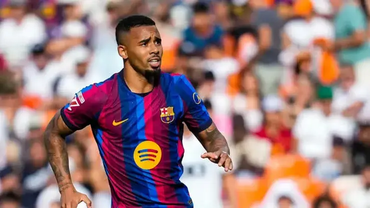 Gabriel Jesus Marks Barcelona Champions League Debut With Goal in Feyenoord Rout