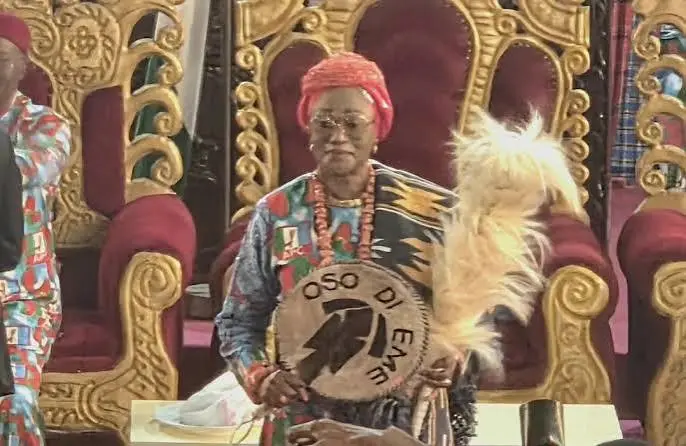 Oluremi Tinubu Honoured in Imo as Oso Di Eme I During Official Visit