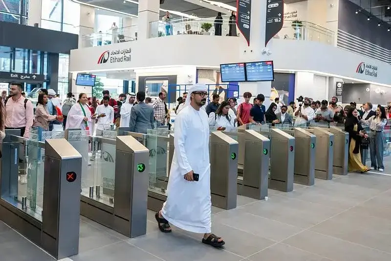 UAE Opens Bookings for Historic Dubai–Abu Dhabi Etihad Rail Service