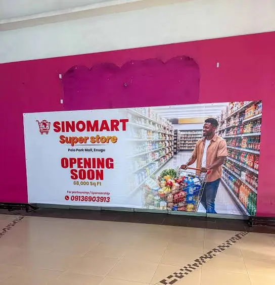 Sino Mart Set to Take Over Former Shoprite Space at Enugu’s Polo Park Mall