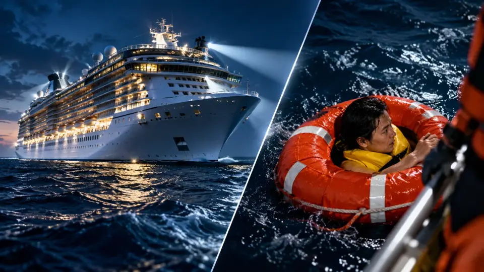 Royal Caribbean Passenger Rescued After 20 Hours at Sea