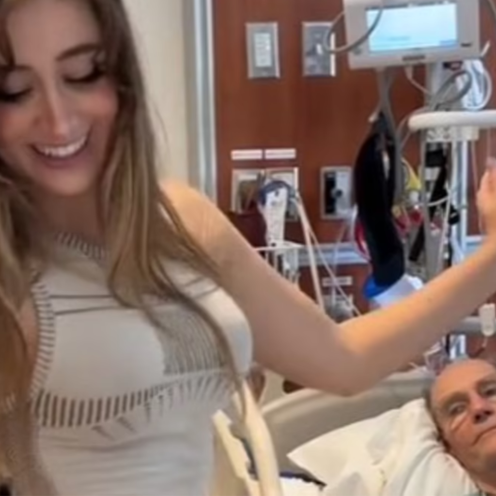 22-Year-Old Model Dances by 85-Year-Old Boyfriend’s Hospital Bed After Being Named in His Will