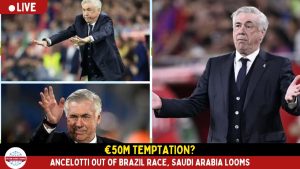 Carlo Ancelotti Turns Down Brazil Coaching Role Amid Uncertainty Over Start Date.