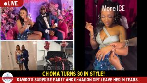 Chioma Turns 30 in Style: Davido’s Surprise Party and G-Wagon Gift Leave Her in Tears.