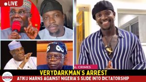 VDM’s Arrest: Atiku Condemns Crackdown on Critics, Warns Against Nigeria’s Slide into Dictatorship.