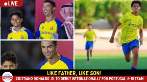 Cristiano Ronaldo’s 14-Year-Old Son Joins Portugal’s U-15 Squad!