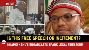 Nnamdi Kanu’s Broadcasts Spark Legal Firestorm. Court Reviews Radio Biafra Recordings as Evidence.