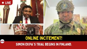 Simon Ekpa's Trial begins in Finland.