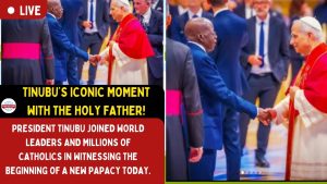 Tinubu’s Iconic Moment with Pope Leo XIV Steals the Spotlight!