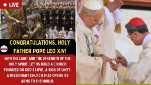 Congratulations Holy Father, Pope Leo XIV!
