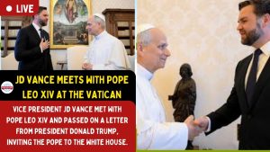 Vice President JD Vance meets with Pope Leo XIV at the Vatican!