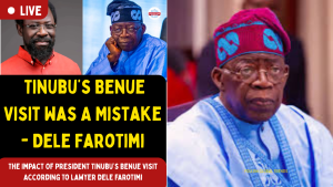 Tinubu’s Benue Visit Was A Mistake - Dele Farotimi