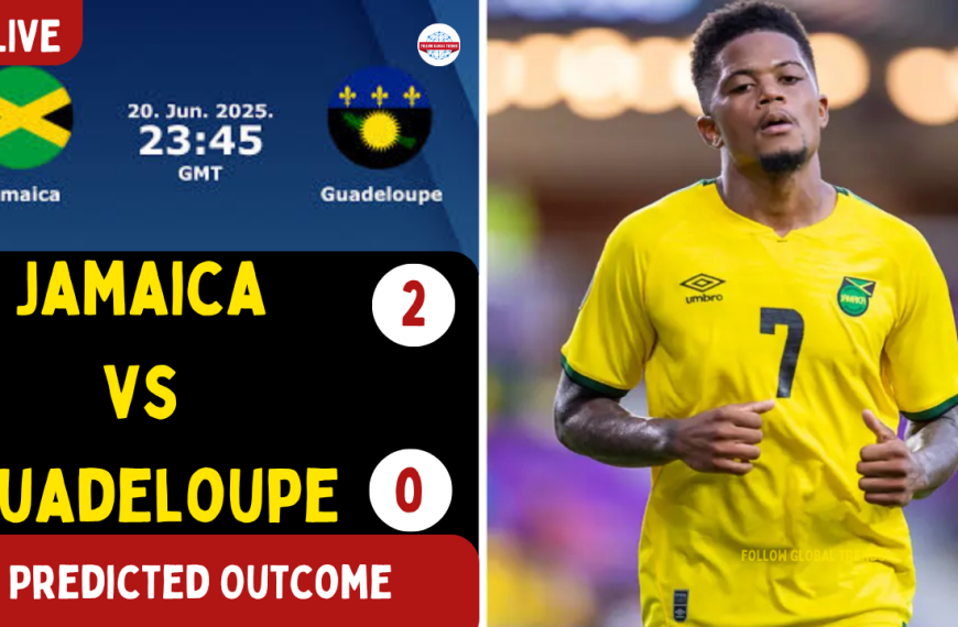 Jamaica vs Guadeloupe: 2-0| FOOTBALL PREDICTIONS TODAY | 20-06-2025 | SOCCER PREDICTIONS TODAY